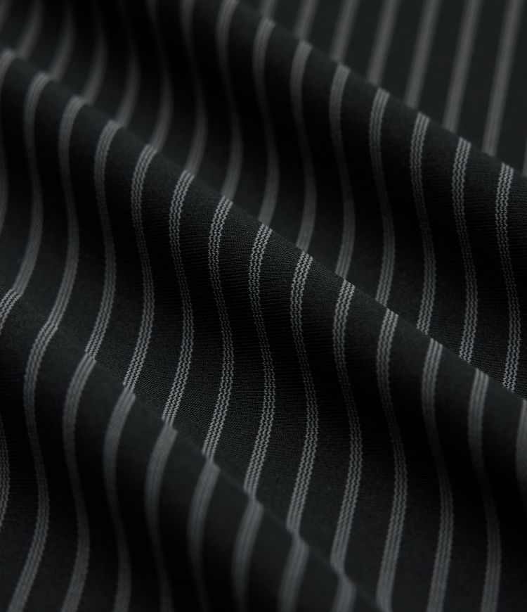 High Waisted Stripe Midi Casual Pencil Skirt