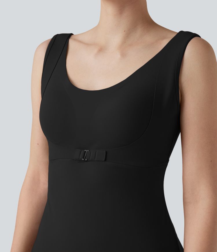 Halara UltraSculpt™ Push-Up 2-in-1 Mini Tennis Active Dress with Pockets-Easy Peezy Edition