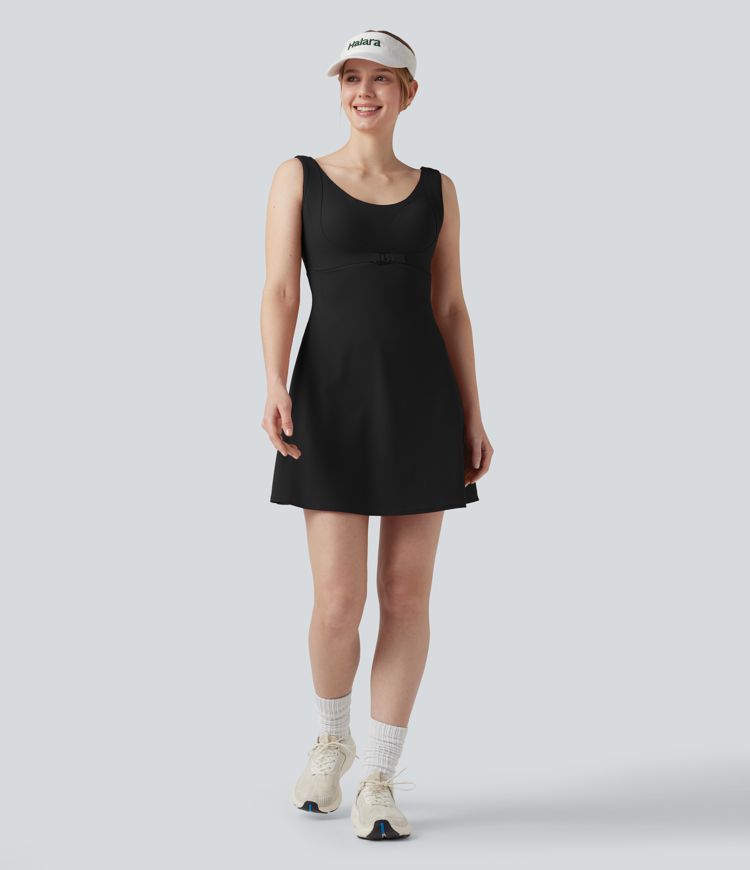 Halara UltraSculpt™ Push-Up 2-in-1 Mini Tennis Active Dress with Pockets-Easy Peezy Edition