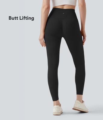 Seamless Flow High Waisted Butt Lifting Yoga 7/8 Leggings