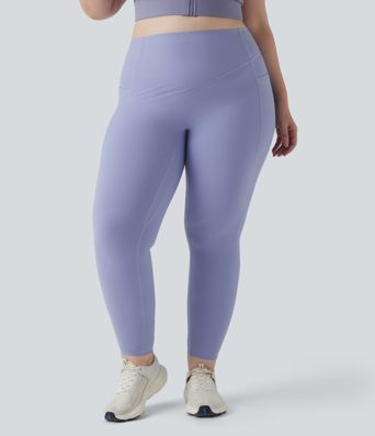 Halara UltraSculpt™ High Waisted Scrunch Butt Lifting Tummy Control Pocket Shaping Training Plus Size Leggings