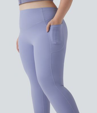 Halara UltraSculpt™ High Waisted Scrunch Butt Lifting Tummy Control Pocket Shaping Training Plus Size Leggings