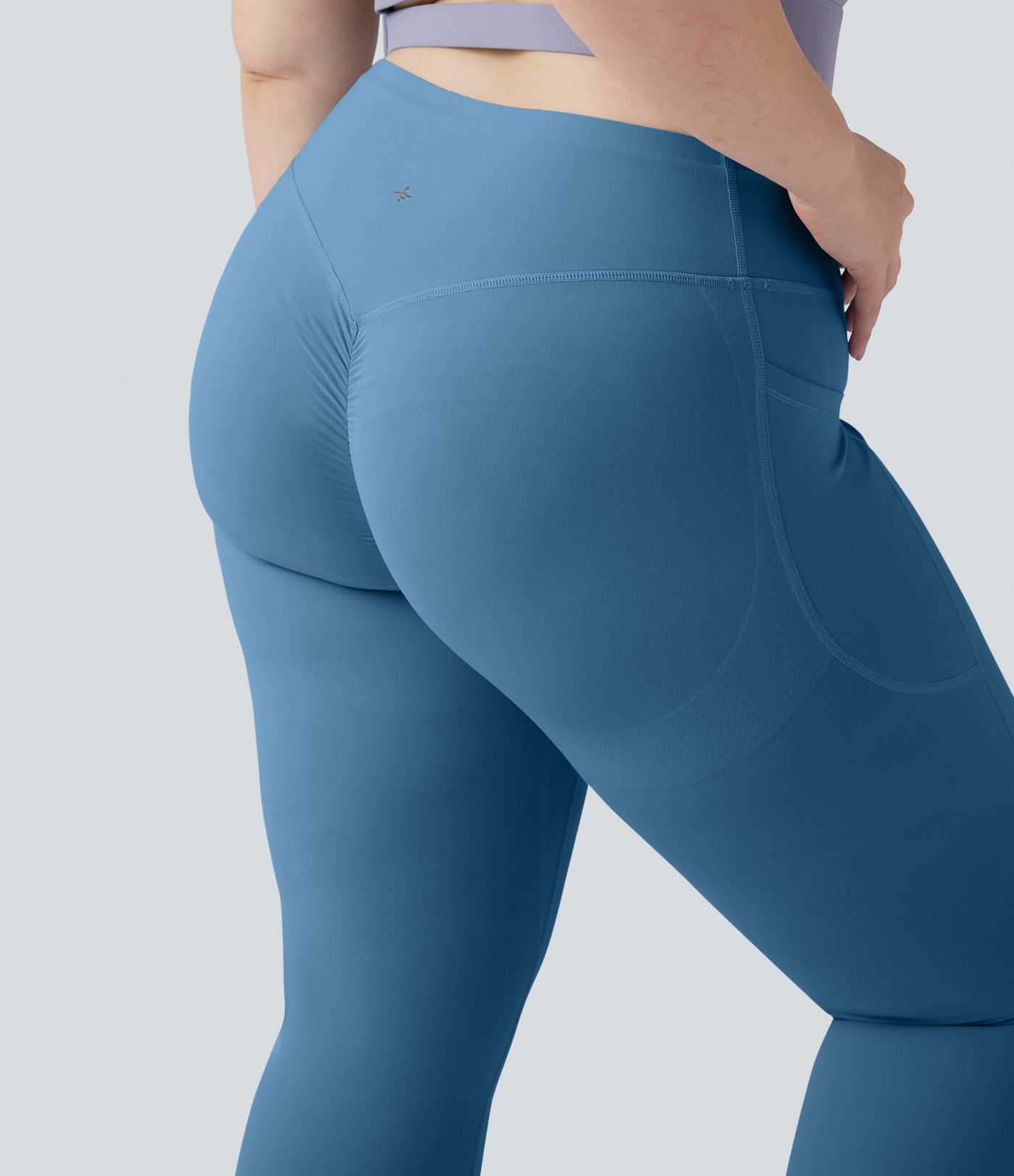 Halara UltraSculpt™ High Waisted Scrunch Butt Lifting Tummy Control Pocket Shaping Training Plus Size Leggings