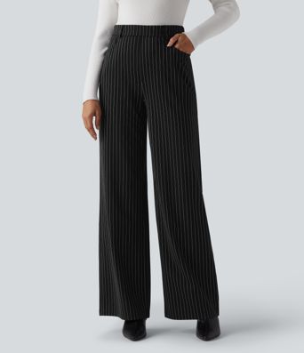 Black White Pinstripe