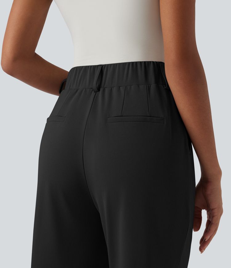 Halara Flex™ High Waisted Tapered Work Trousers with Pockets