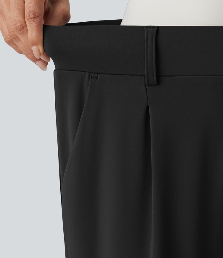 Halara Flex™ High Waisted Tapered Work Trousers with Pockets