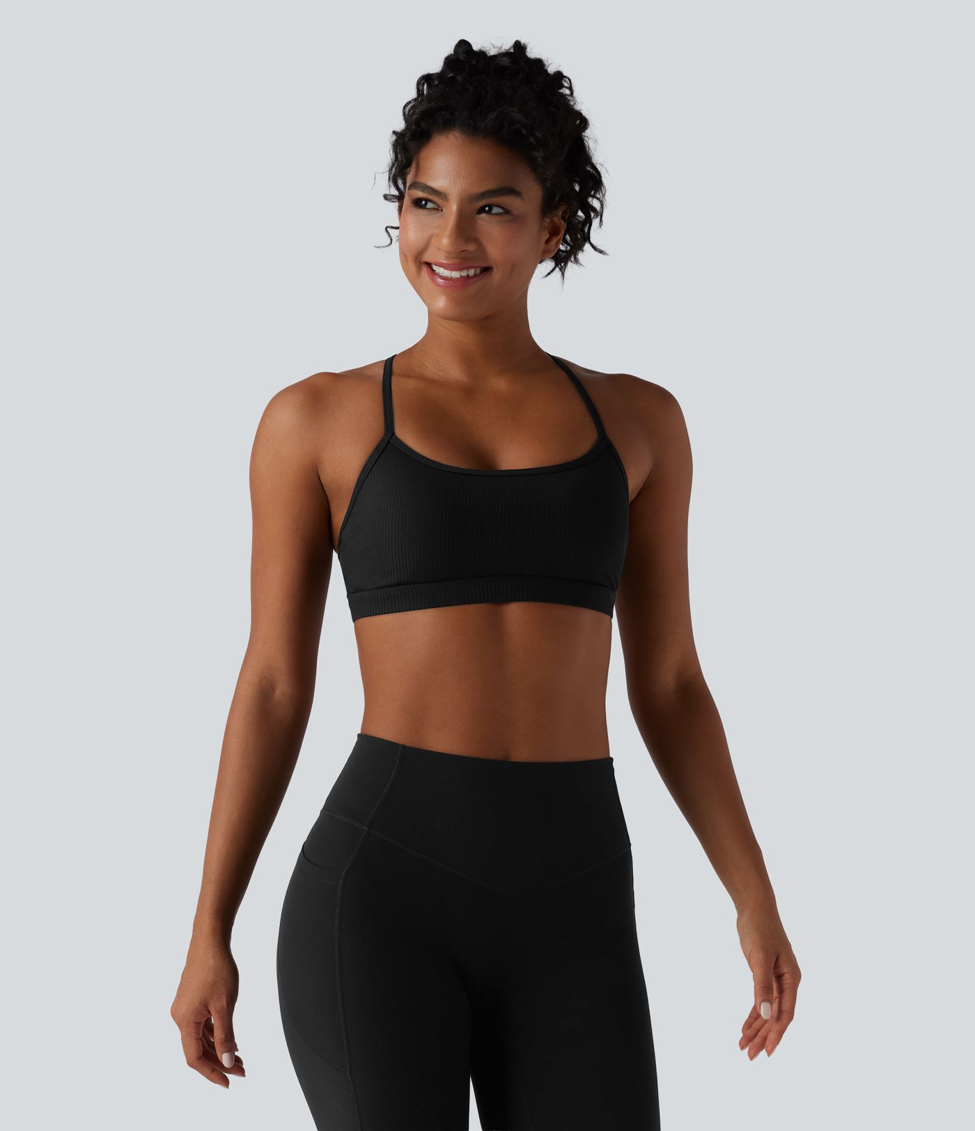 2-Piece One Shoulder Long Sleeve Thumb Hole Ruched Casual Sports Top