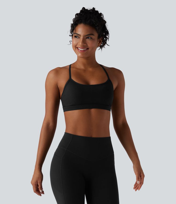 2-Piece One Shoulder Long Sleeve Thumb Hole Ruched Casual Sports Top