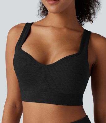 OneForm Seamless Flow urheilurintaliivit joogaan – saumattomat, kevyt tuki, push-up, muotoillut kupit, lämmittävä