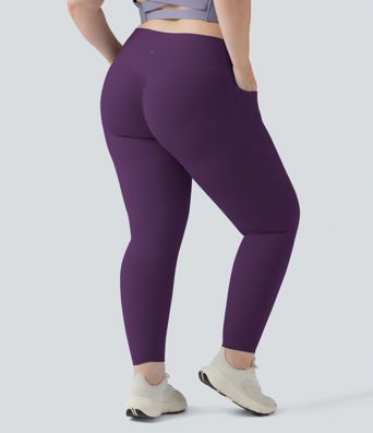 Halara UltraSculpt™ High Waisted Scrunch Butt Lifting Tummy Control Pocket Shaping Training Plus Size Leggings