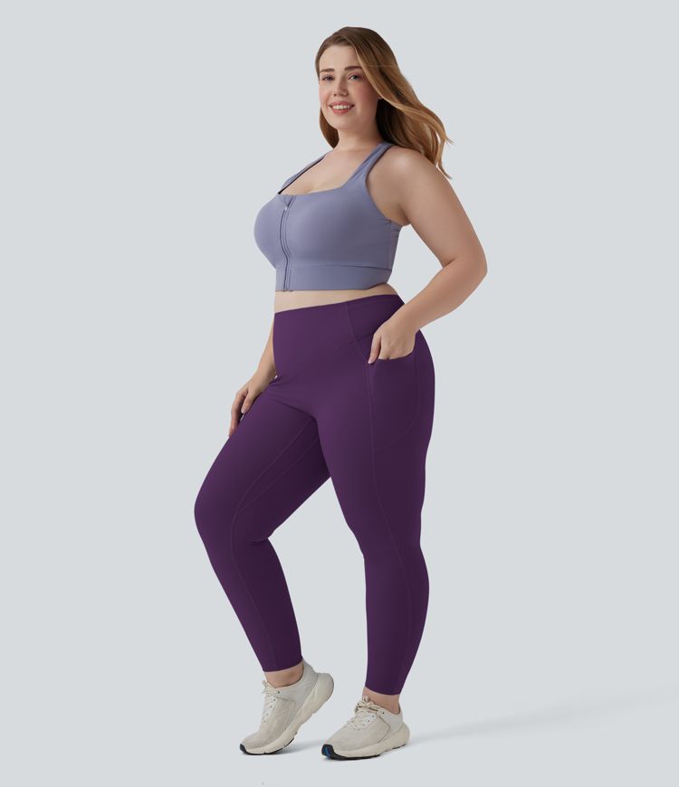 Halara UltraSculpt™ High Waisted Scrunch Butt Lifting Tummy Control Pocket Shaping Training Plus Size Leggings