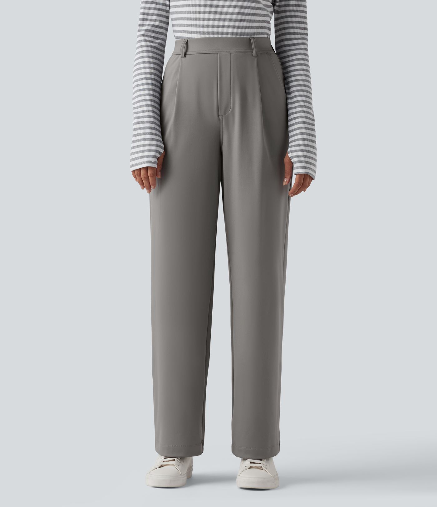 Halara Flex™ DayStretch High Waisted Slim Straight Leg Work Pants with Pockets