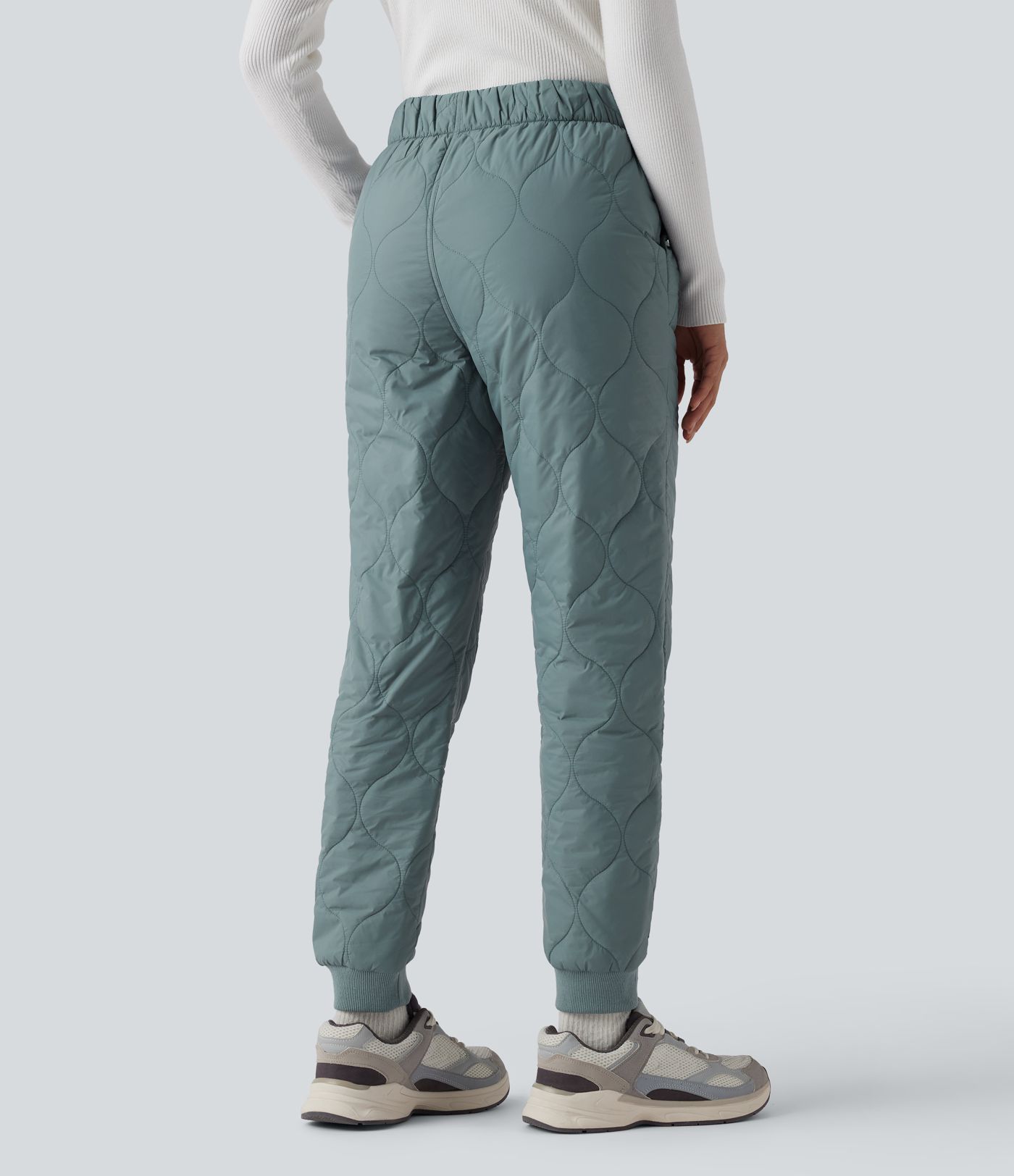 Joggers matelassés taille mi-haute pour le camping, avec poches