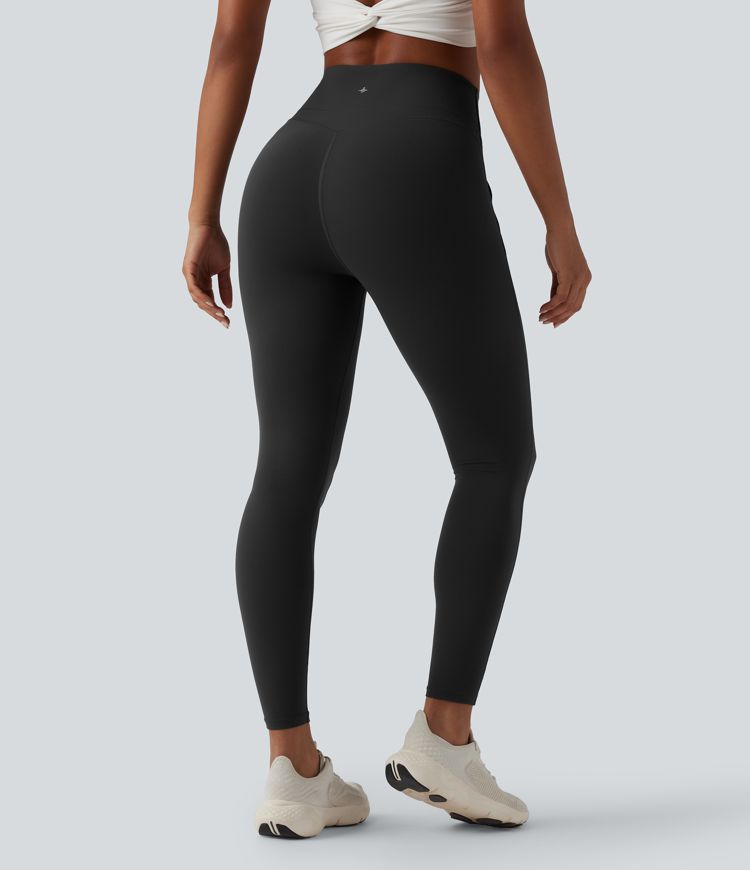 Halara UltraSculpt™ High Waisted Tummy Control Yoga 7/8 Leggings with Pockets