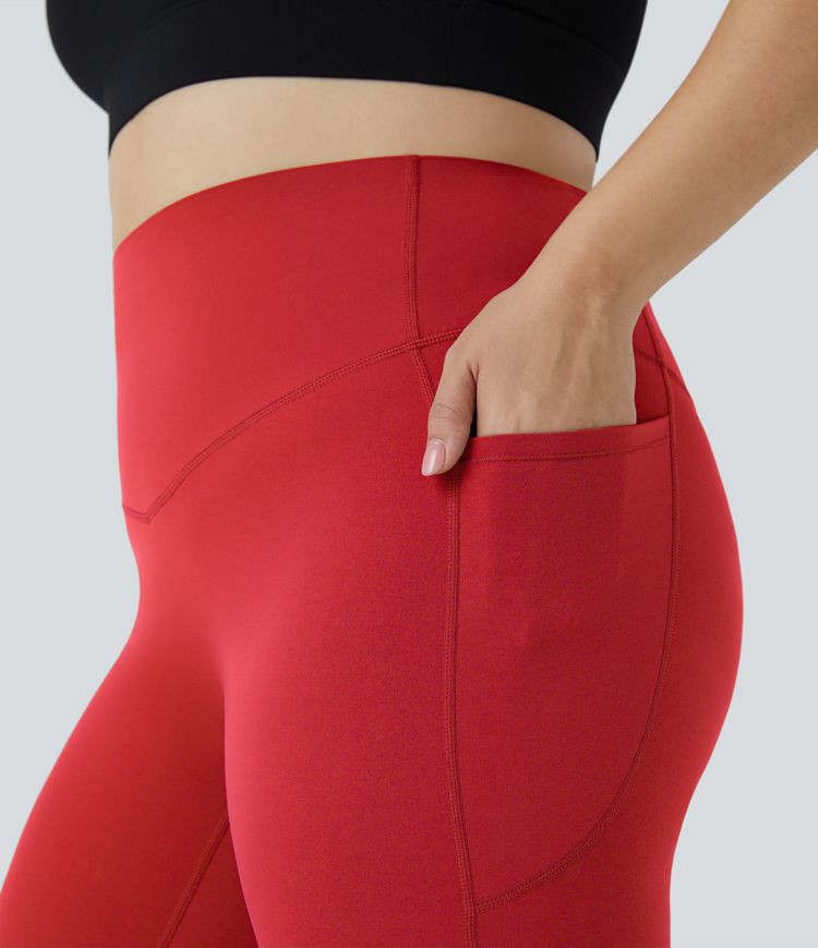 Halara UltraSculpt™ SoCinched Legging Sculptant Taille Haute Contrôle du Ventre avec Poches pour Grandes Tailles