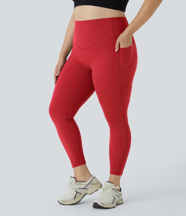 Halara UltraSculpt™ SoCinched Legging Sculptant Taille Haute Contrôle du Ventre avec Poches pour Grandes Tailles
