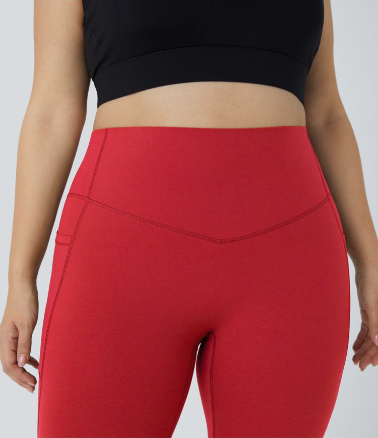 Halara UltraSculpt™ SoCinched Legging Sculptant Taille Haute Contrôle du Ventre avec Poches pour Grandes Tailles