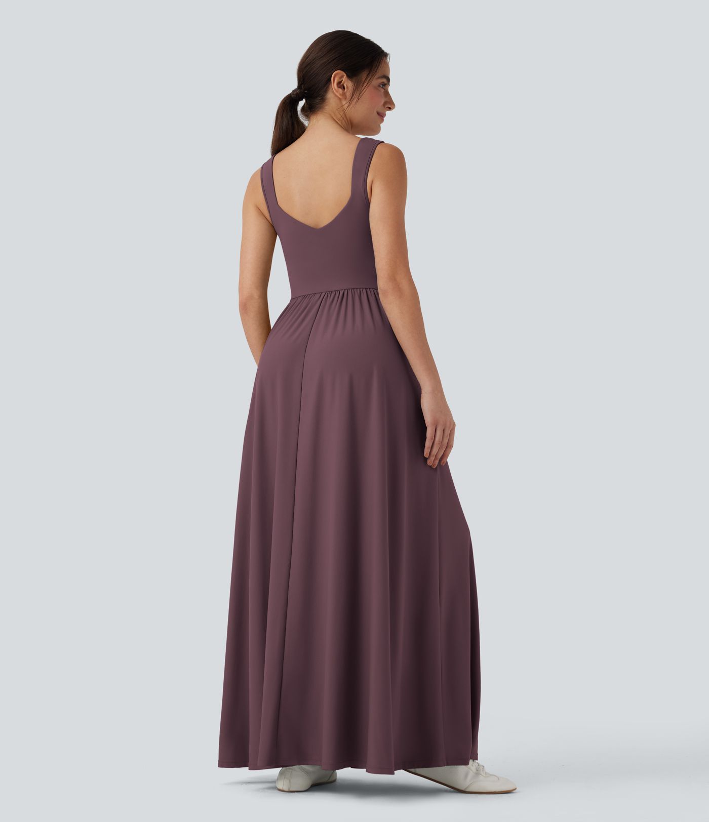 Flowy Maxi Casual Dress with Pockets