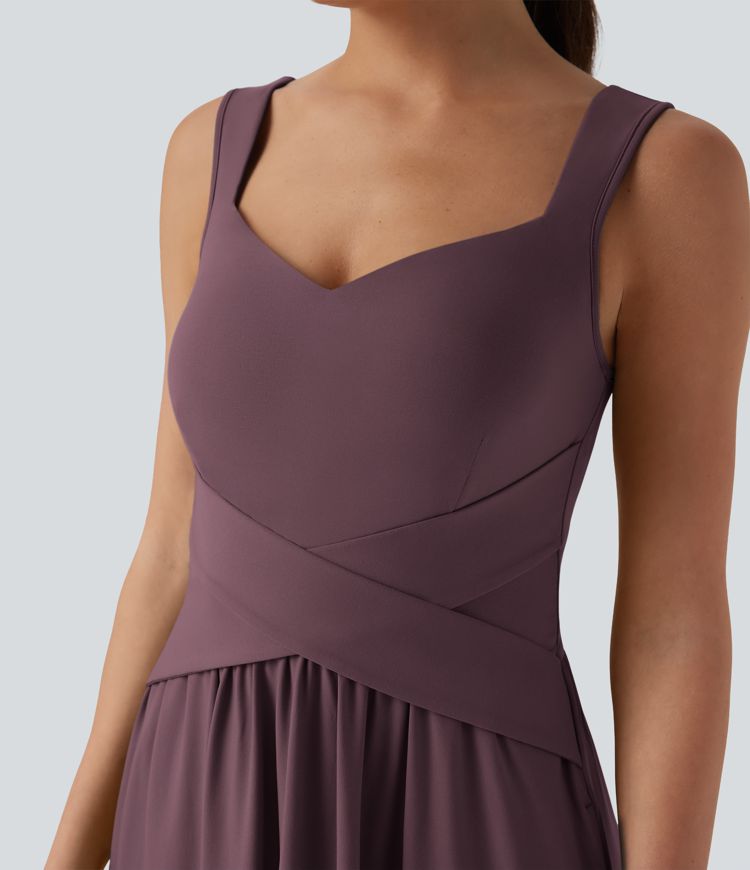 Flowy Maxi Casual Dress with Pockets