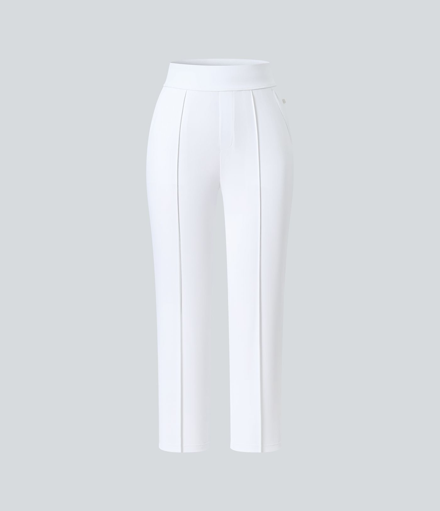 Mid High Waisted Pockets Quick Dry Golf Pants-Golf Tee-UPF40+