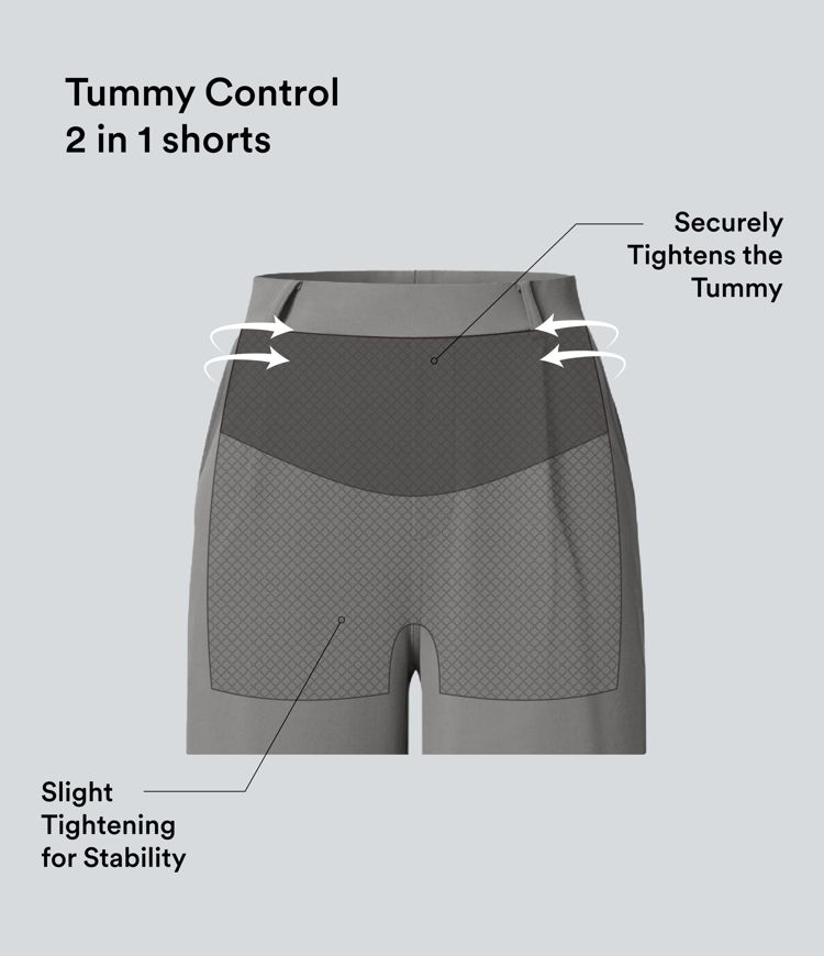 Halara Flex™ Pantalon de travail taille haute à coupe droite, effet gainant pour le ventre, avec poches