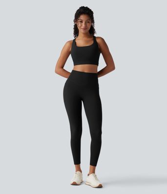 Halara UltraSculpt™ push-up yoga-sports-BH med lav støtte — skåle D/DD/DDD/F