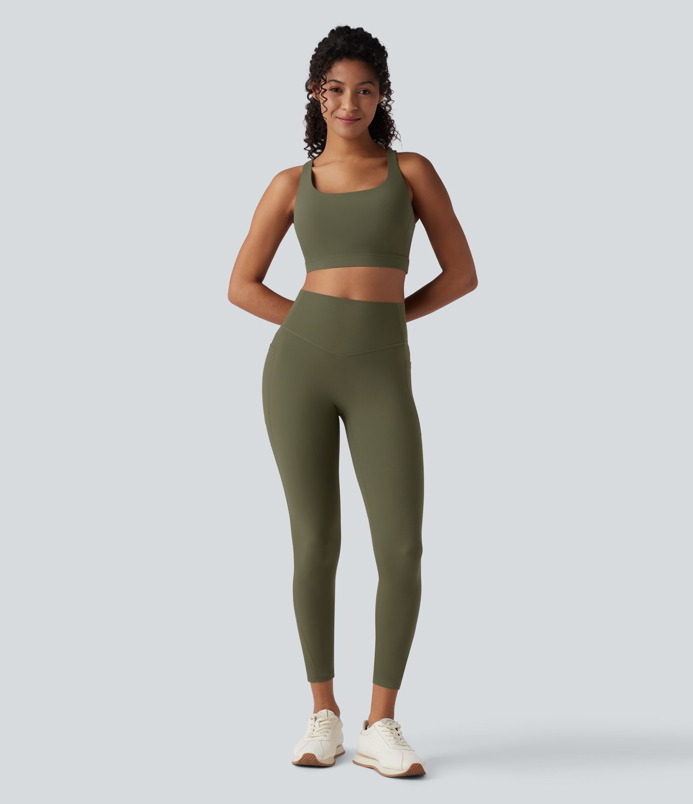 Halara UltraSculpt™ Low Support Push-Up Yoga Sports Bra-D/DD/DDD/F Cups