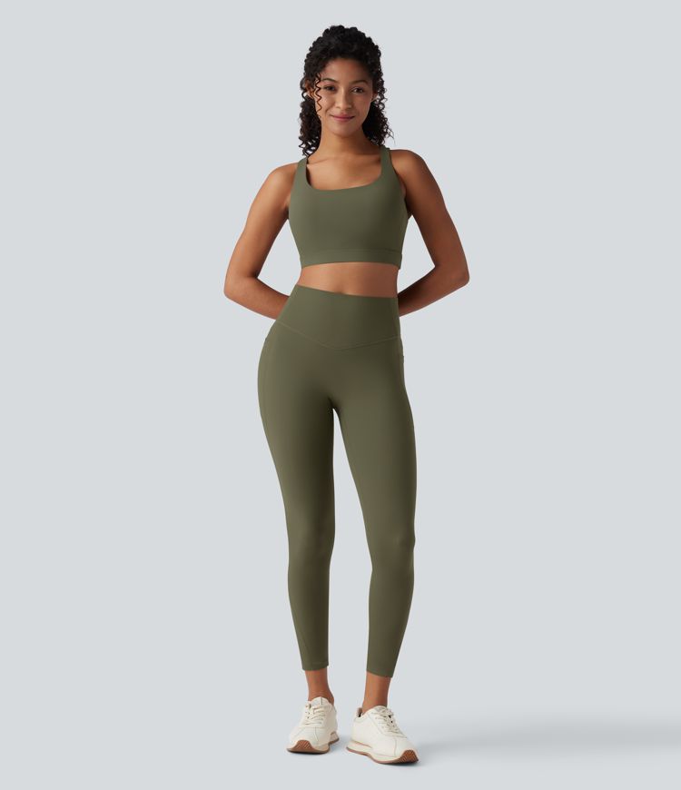 Halara UltraSculpt™ Low Support Push-Up Yoga Sports Bra-D/DD/DDD/F Cups