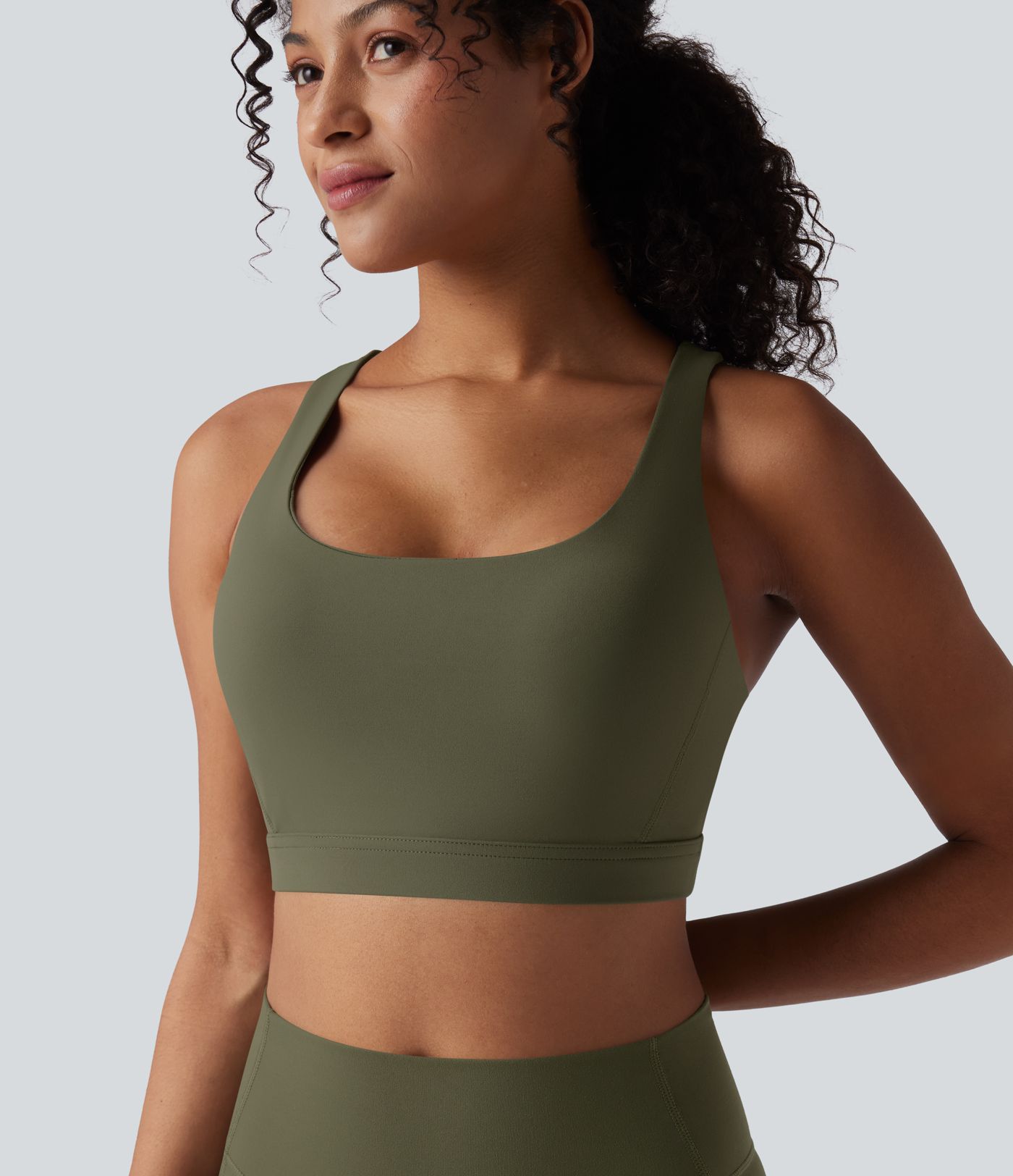 Halara UltraSculpt™ Low Support Push-Up Yoga Sports Bra-D/DD/DDD/F Cups