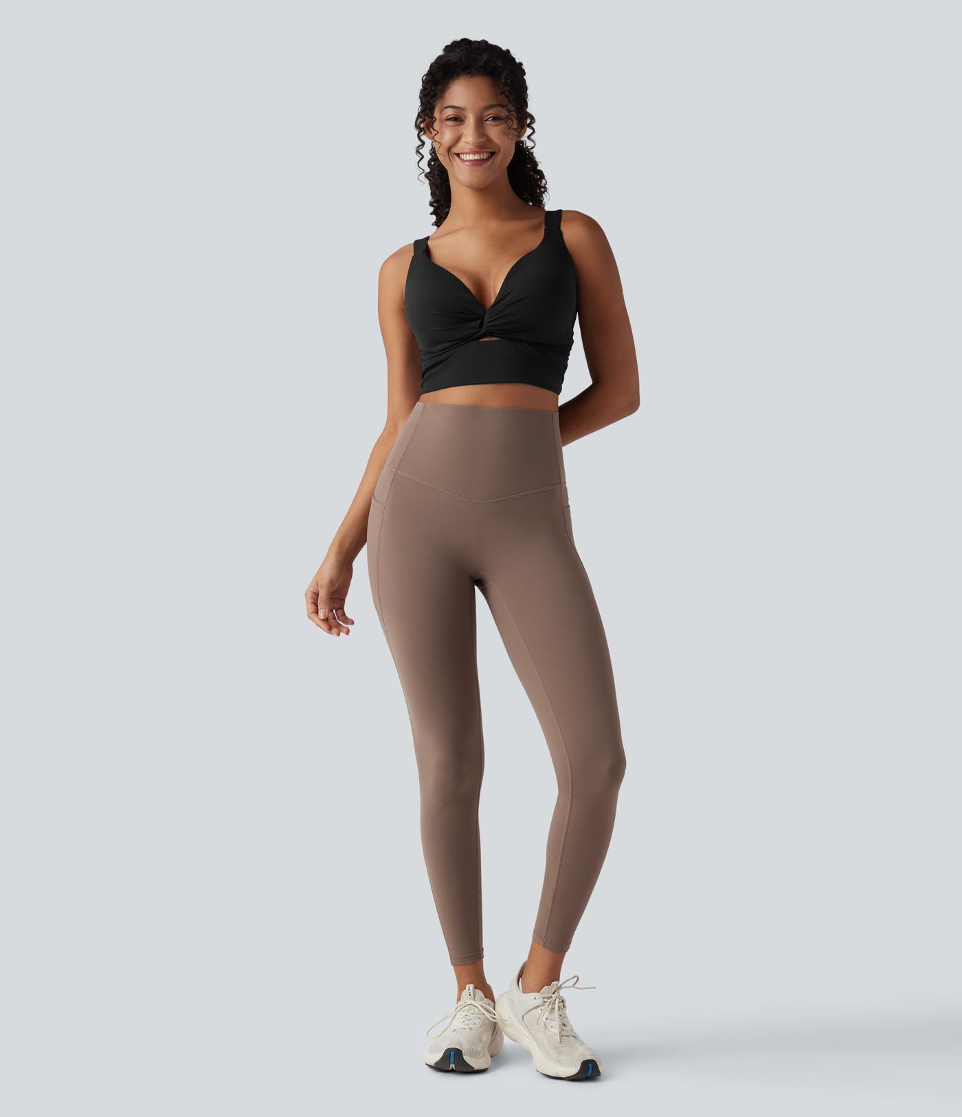 Halara UltraSculpt™ Low Support Push-Up Yoga Sports Bra D-F Cups