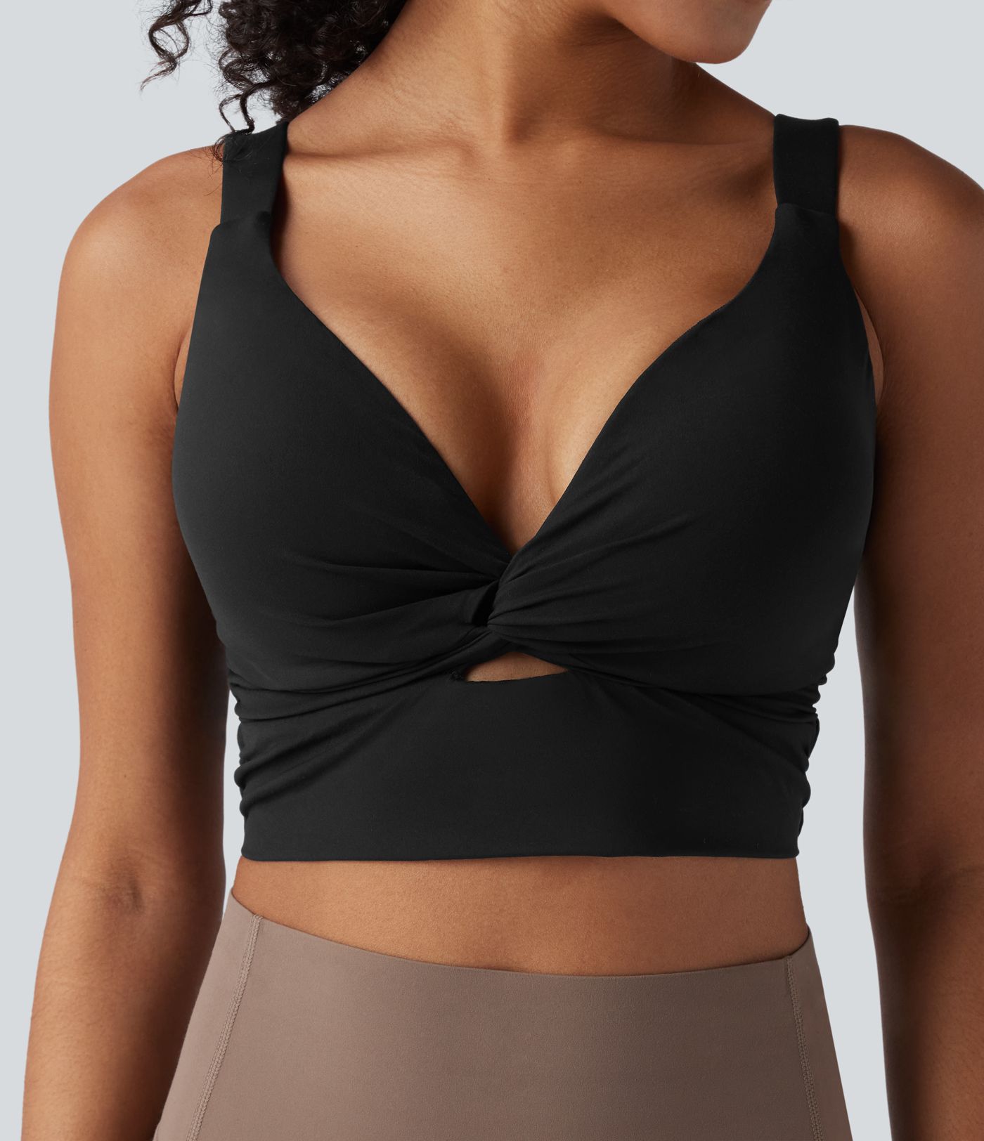Halara UltraSculpt™ Low Support Push-Up Yoga Sports Bra D-F Cups