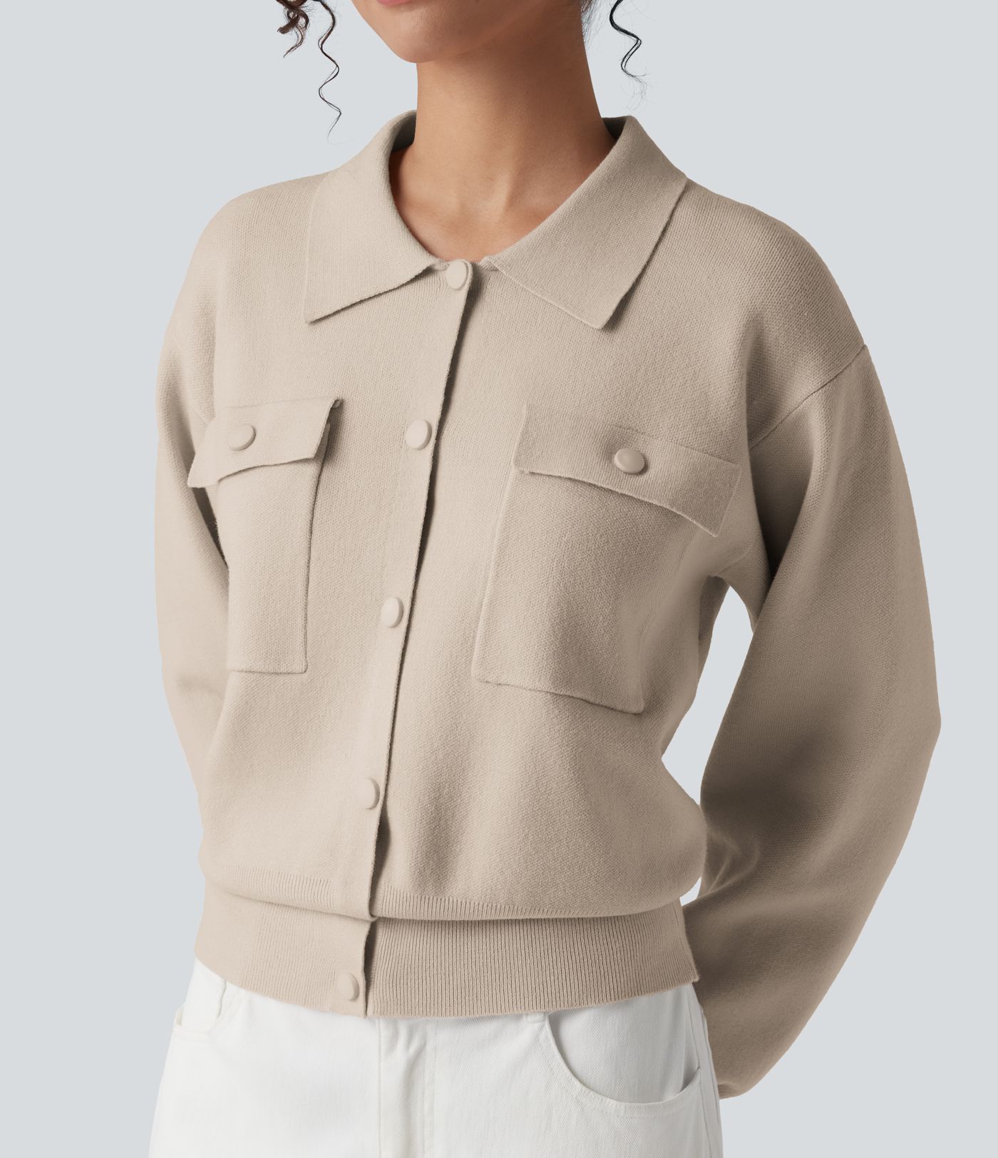Pocket Long Sleeve Casual Jumper Pocket Long Sleeve Casual Jumper
