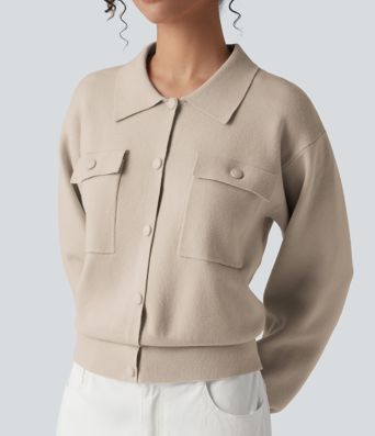 Pocket Long Sleeve Casual Jumper Pocket Long Sleeve Casual Jumper
