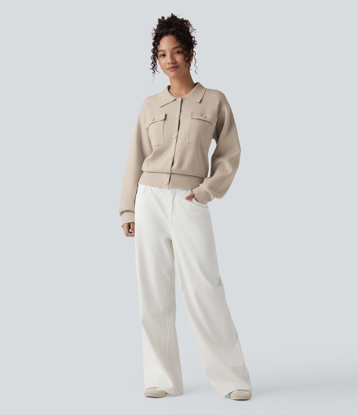 Pocket Long Sleeve Casual Jumper Pocket Long Sleeve Casual Jumper