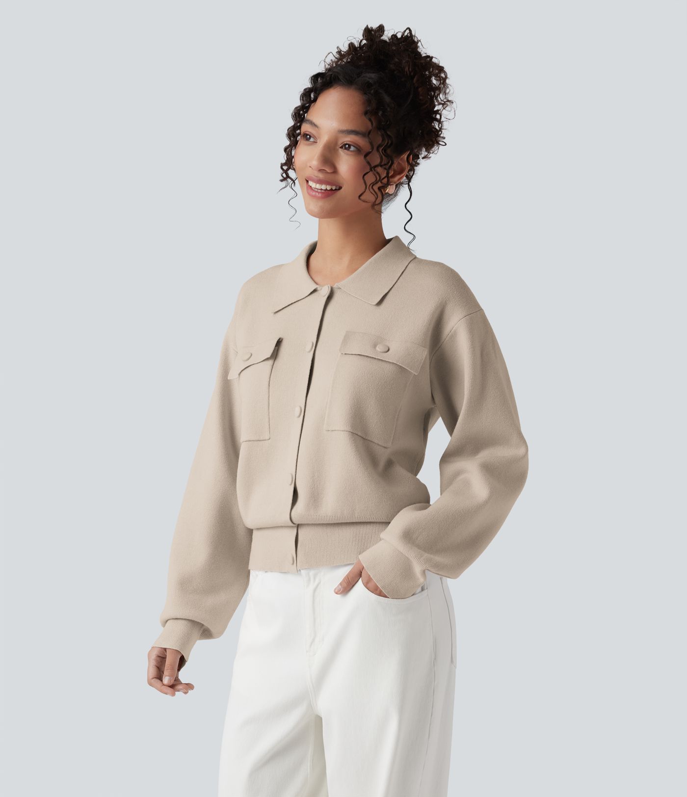 Pocket Long Sleeve Casual Jumper Pocket Long Sleeve Casual Jumper