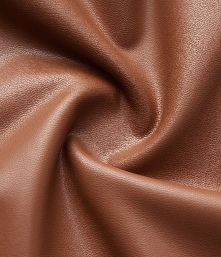 High Waisted Tummy Control Ruched Curved Hem 2-in-1 Fleece PU Midi Casual Skirt