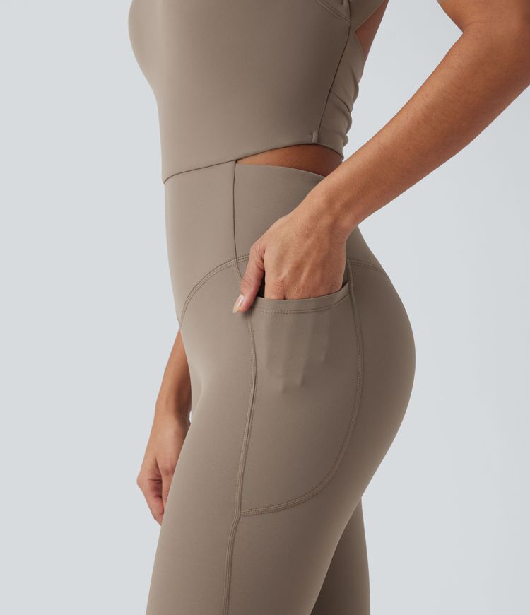 Halara UltraSculpt™ Tummy Control Training Jumpsuit with Pockets-Easy Peezy Edition-D/DD/DDD/F Cups