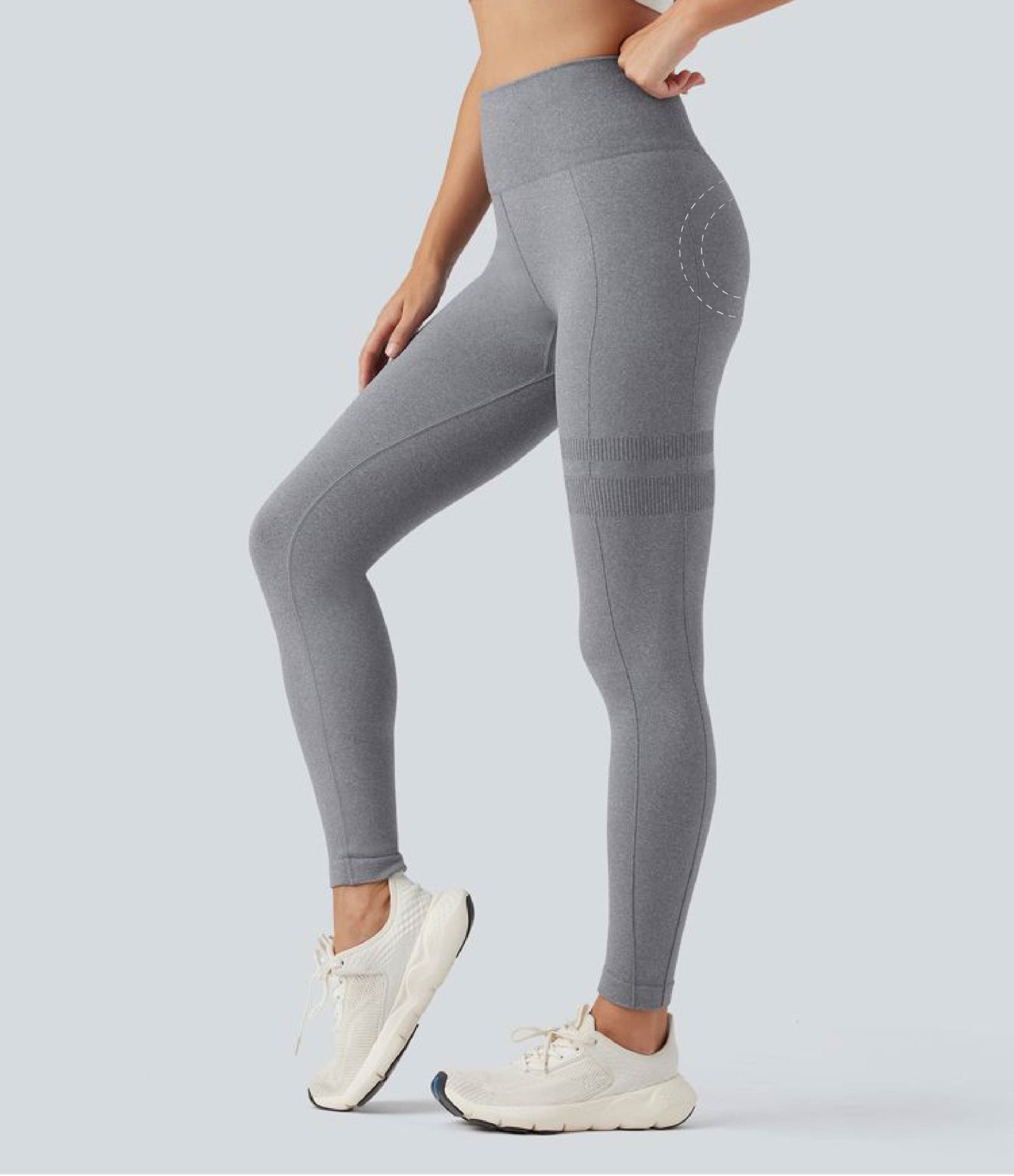 Seamless Flow High Waisted Scrunch Yoga Leggings