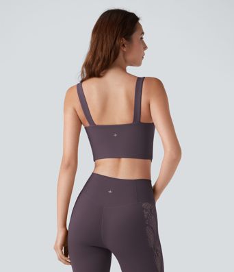 Halara UltraSculpt™ Light Support Molded Cups Push-Up Yoga Sports Bra