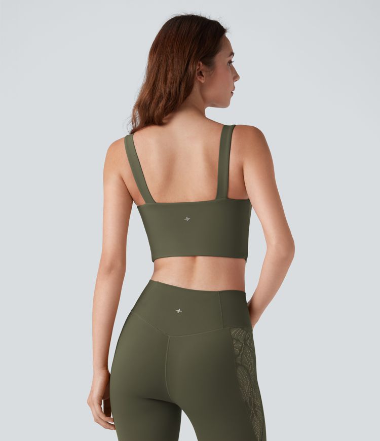 Halara UltraSculpt™ Light Support Molded Cups Push-Up Yoga Sports Bra