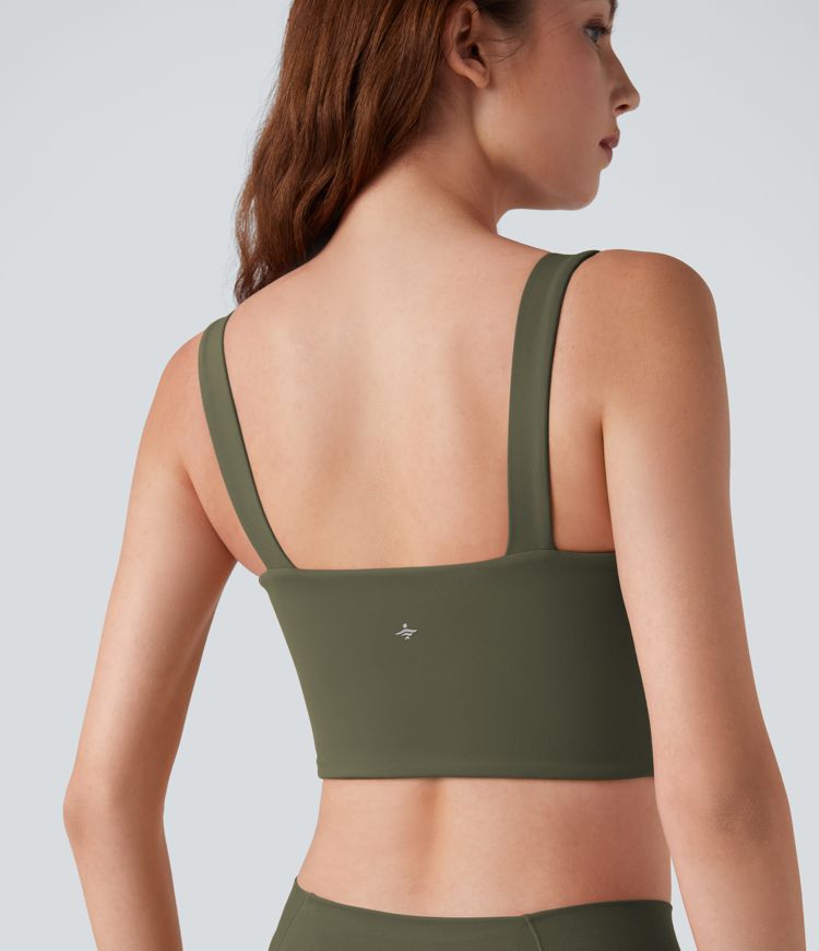 Halara UltraSculpt™ Light Support Molded Cups Push-Up Yoga Sports Bra