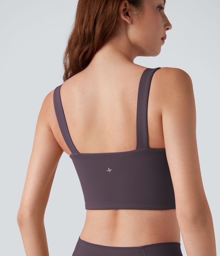 Halara UltraSculpt™ Light Support Molded Cups Push-Up Yoga Sports Bra