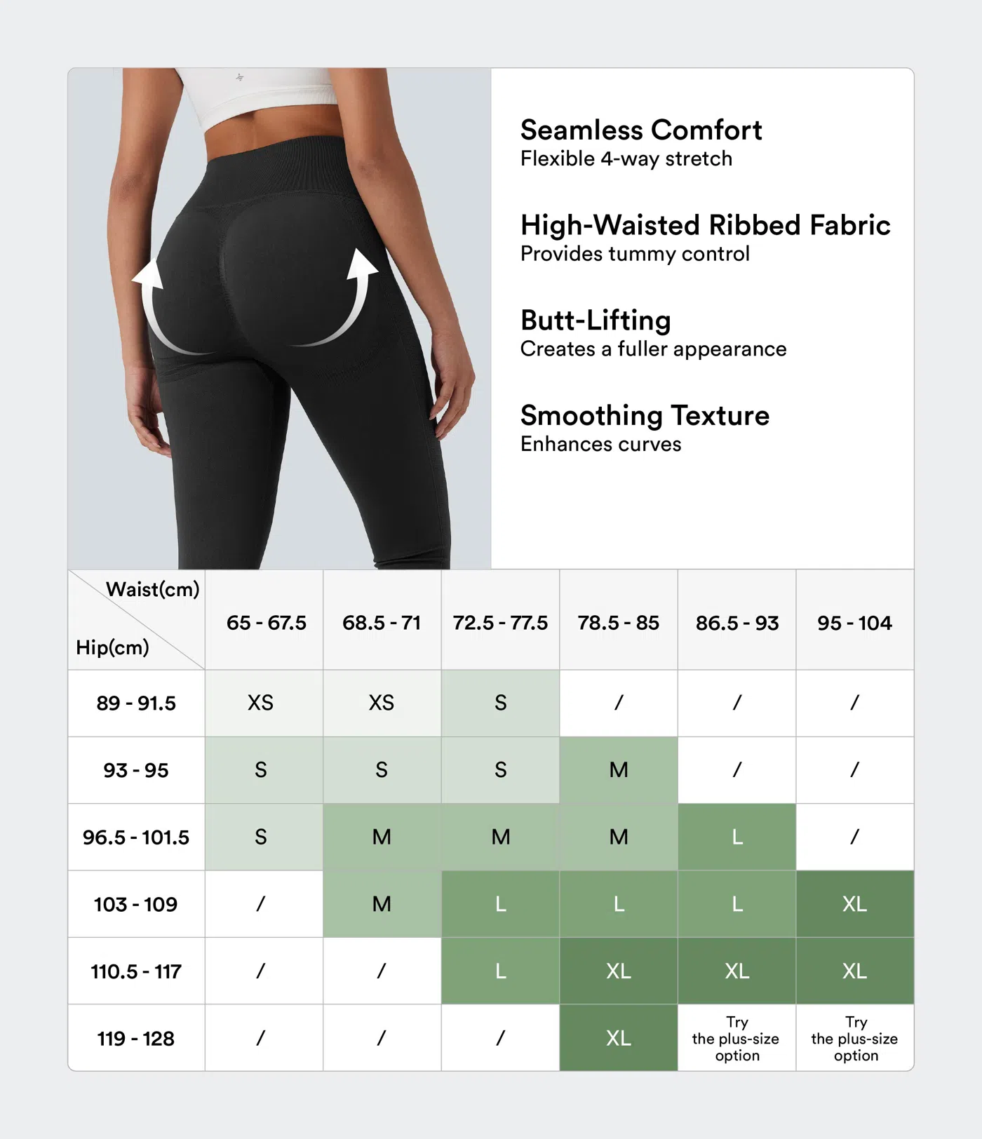 OneForm - Yoga-Leggings mit hohem Bund, Bauchkontrolle und nahtlosem Flow - Po-Lifting OneForm - Yoga-Leggings mit hohem Bund, Bauchkontrolle und nahtlosem Flow - Po-Lifting