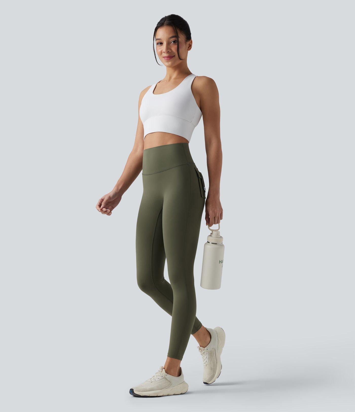 Halara UltraSculpt™ High Waisted Tummy Control Booty Scrunch Training Leggings with Pockets