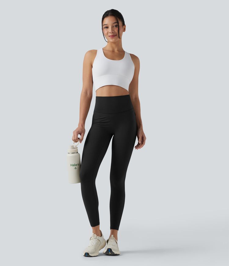 Halara UltraSculpt™ High Waisted Tummy Control Booty Scrunch Training Leggings with Pockets