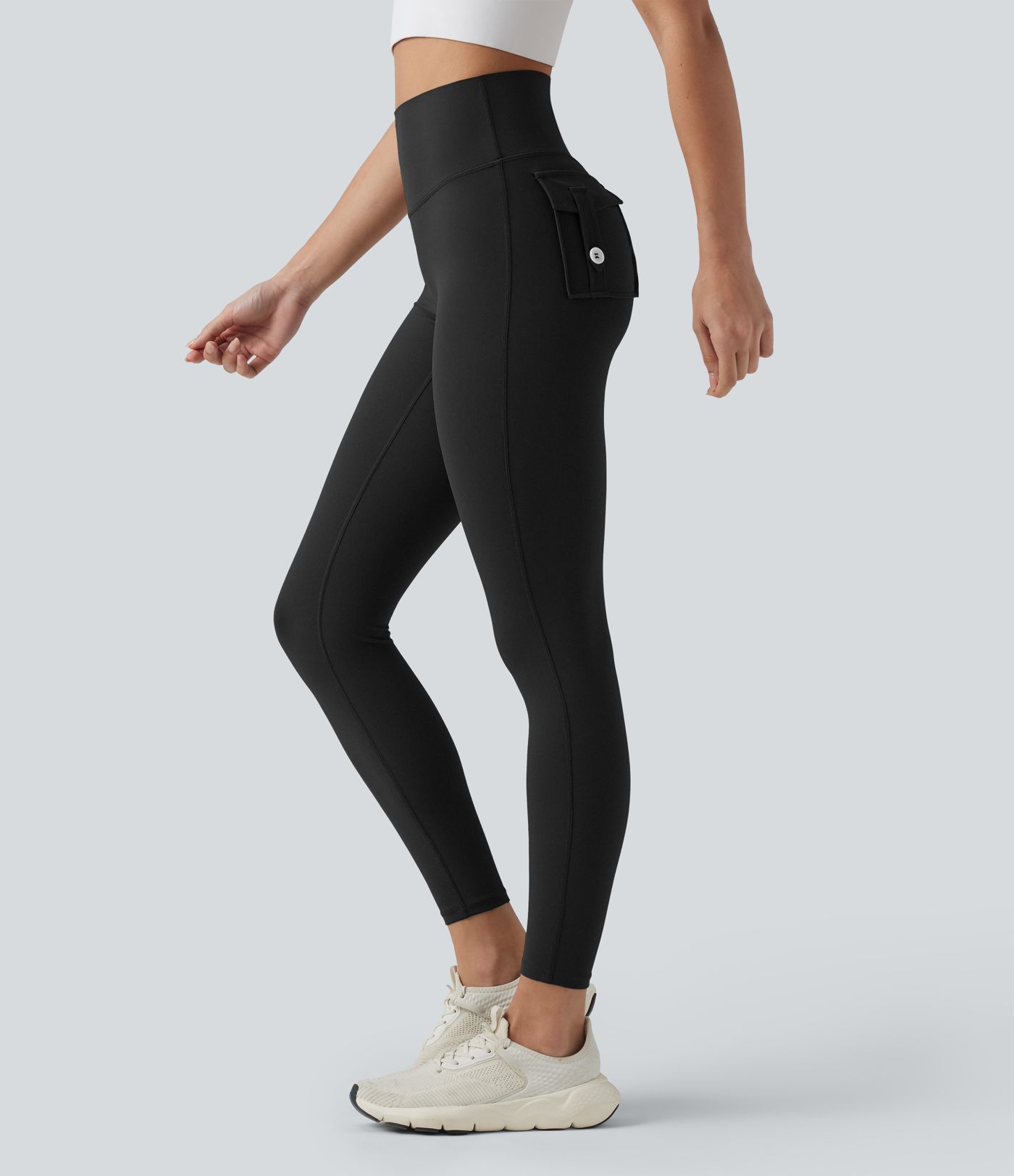 Halara UltraSculpt™ High Waisted Tummy Control Booty Scrunch Training Leggings with Pockets