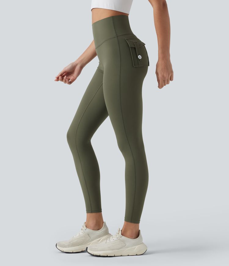 Halara UltraSculpt™ High Waisted Tummy Control Booty Scrunch Training Leggings with Pockets