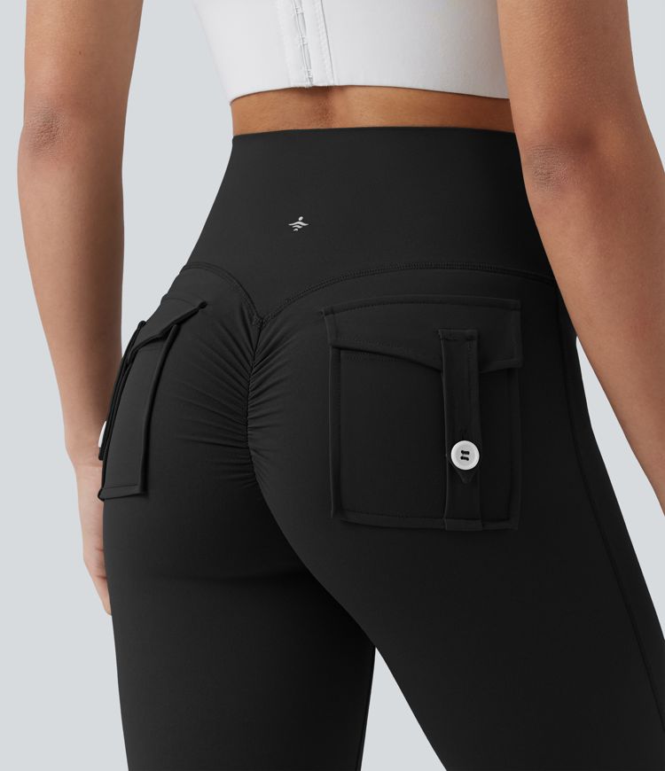 Halara UltraSculpt™ High Waisted Tummy Control Booty Scrunch Training Leggings with Pockets