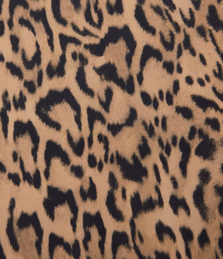 Crossover High Waisted 2-in-1 Leopard Print Mini Tennis Skirt with Pockets