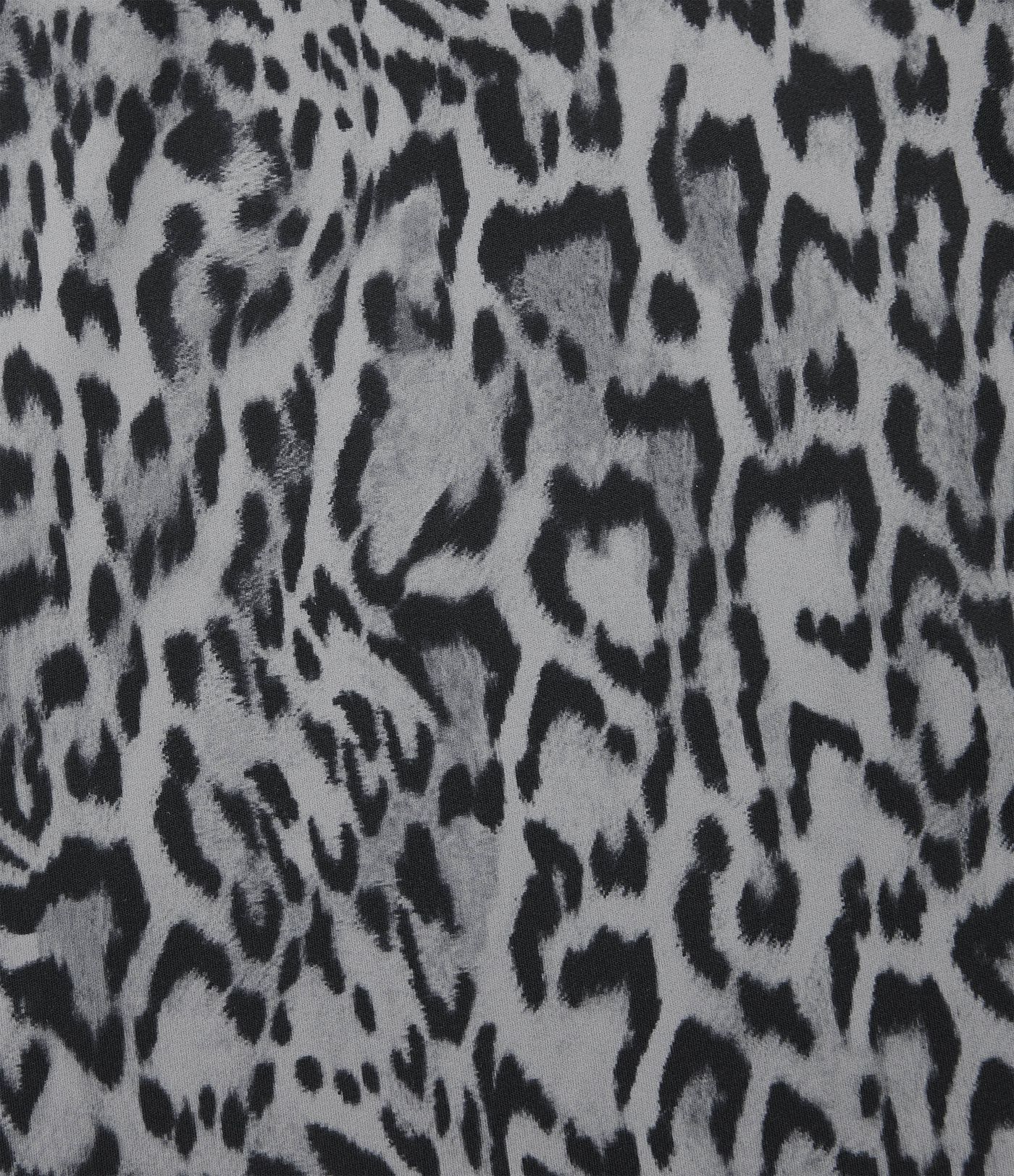 Crossover High Waisted 2-in-1 Leopard Print Mini Tennis Skirt with Pockets